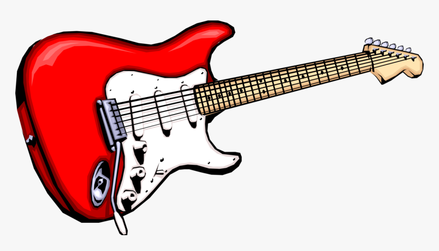 Vector Illustration Of Fender Stratocaster Electric, HD Png Download
