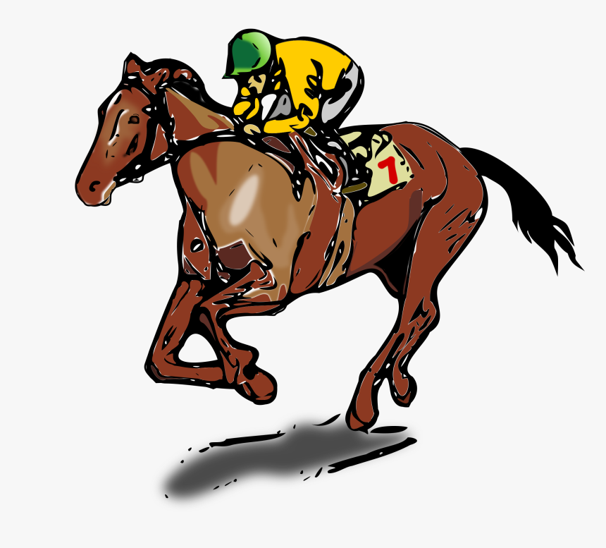 Race Horse Png, Transparent Png