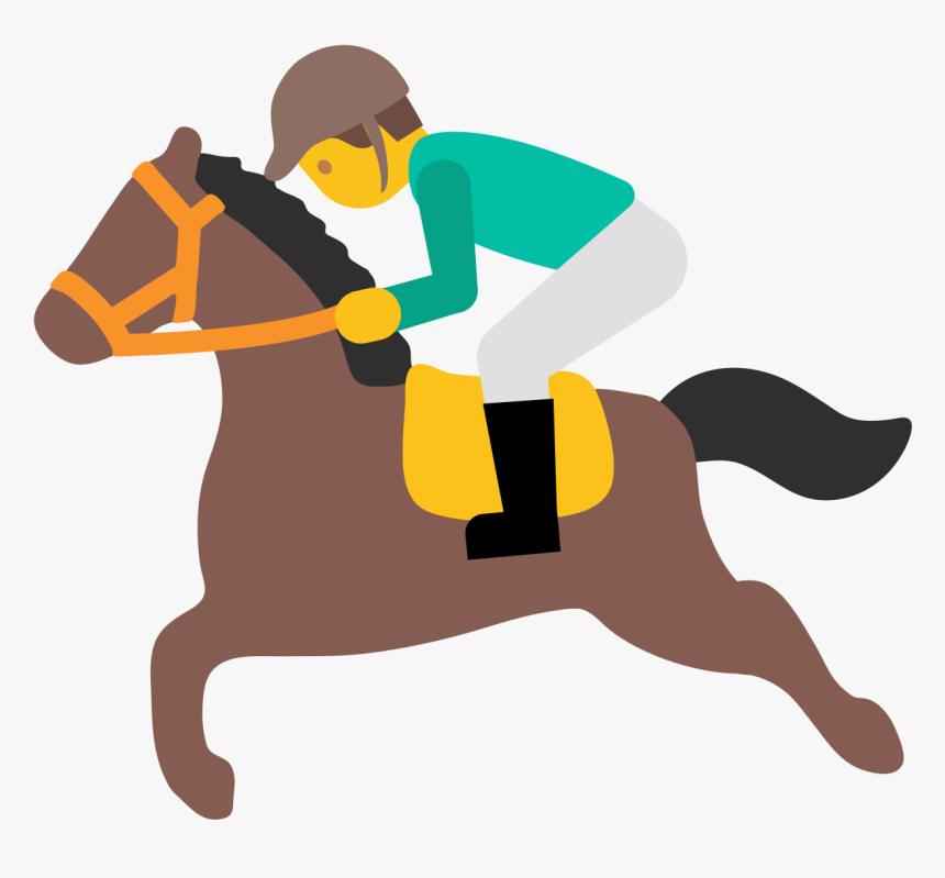 File - Emoji U1f3c7 - Svg - Race Horse Emoji Transparent, HD Png Download