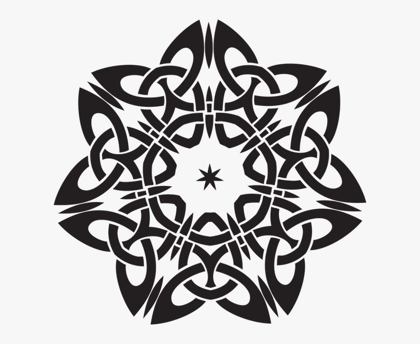Celtic, Knot, Design, Decorative, Ornamental, Star, HD Png Download