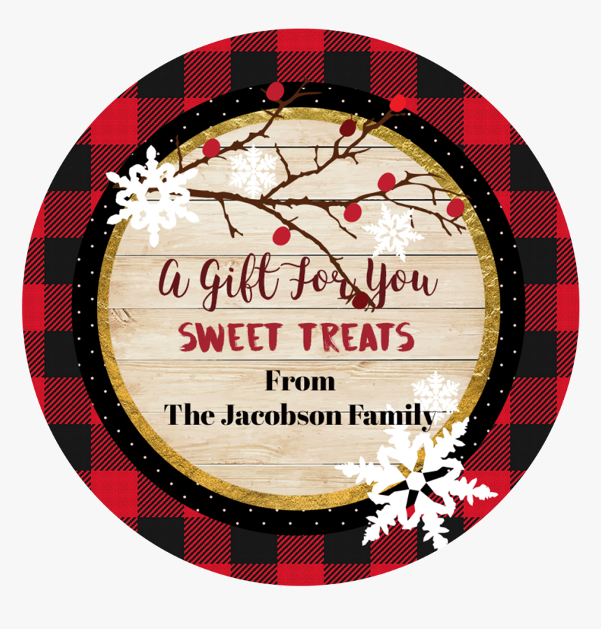 Buffalcheck Gift Or Treat Sticker, HD Png Download