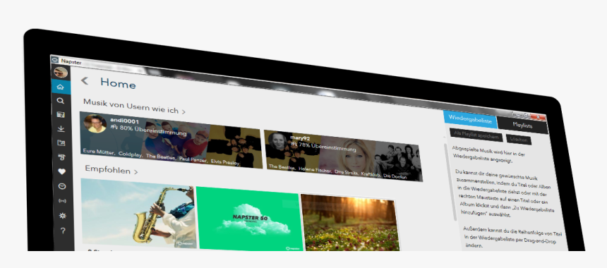 Napster On Your Browser, HD Png Download