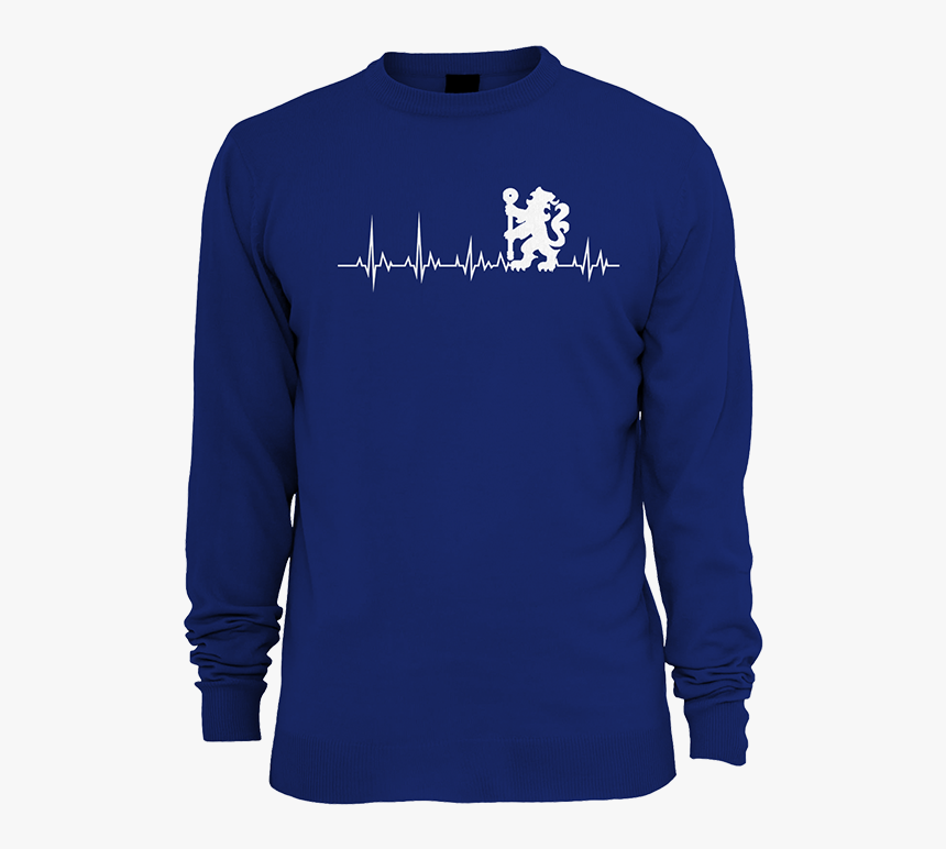 Chelsea Fc Heartbeat Sweatshirt, HD Png Download