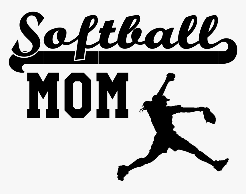 Softball Player Silhouette , Png Download, Transparent Png