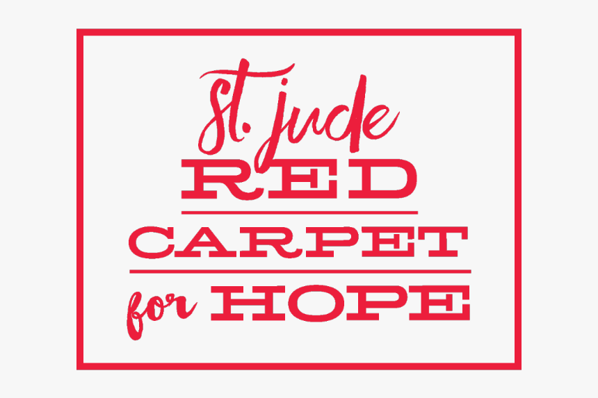 St Jude Red Carpet For Hope , Png Download, Transparent Png