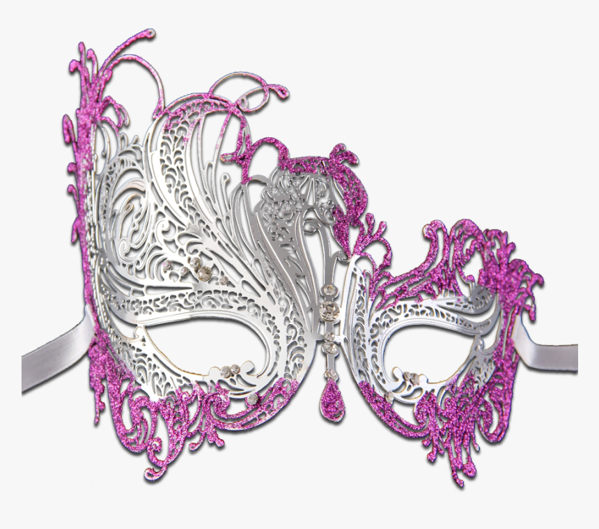Glitter Series Swan Metal Filigree Laser Cut Venetian, HD Png Download