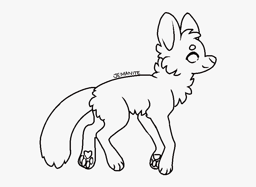 Adoptable Lineart Angry Dog, HD Png Download
