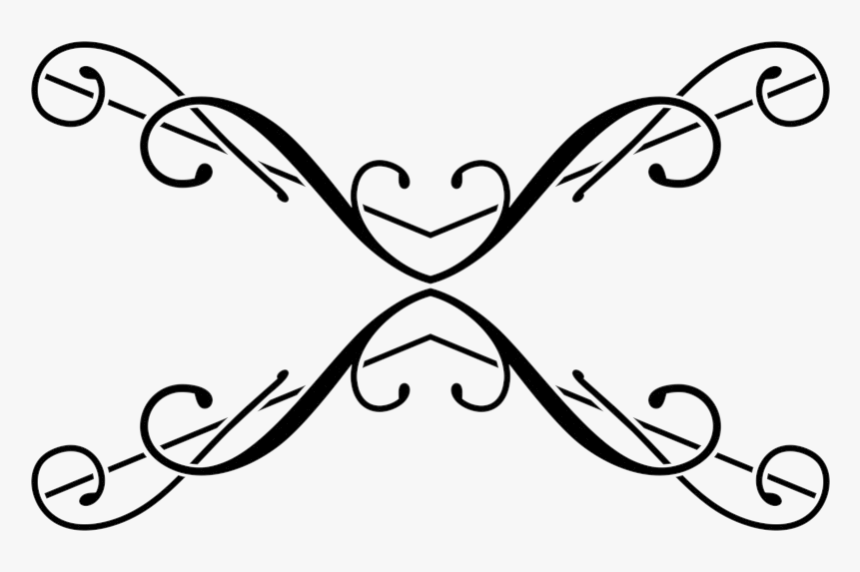 Fancy Lines Love Text Clipart Divider Transparent Png, Png Download