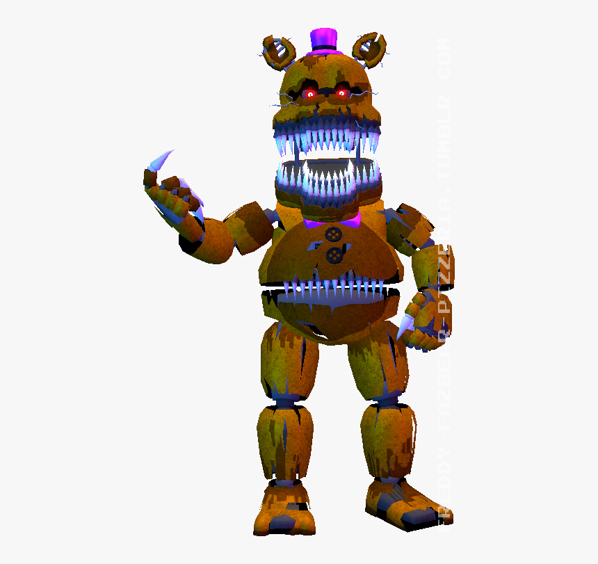 Nightmare Foxy Png, Transparent Png
