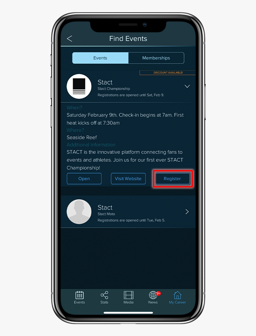 Register Button Png, Transparent Png