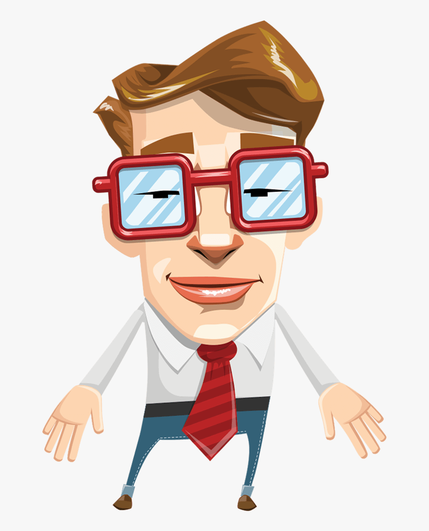 Mr Geekson Character Animator, HD Png Download
