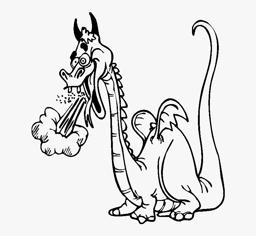 Fire Breathing Dragon Png, Transparent Png