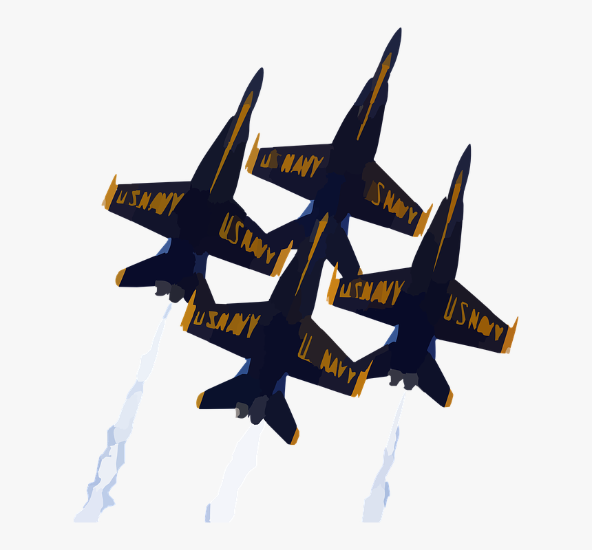 Blue Angel Plane Clipart, HD Png Download