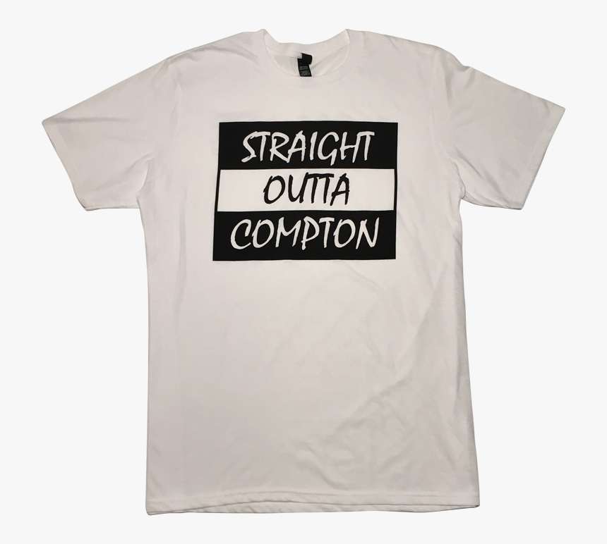 Nwa Straight Outta Compton White Tee, HD Png Download