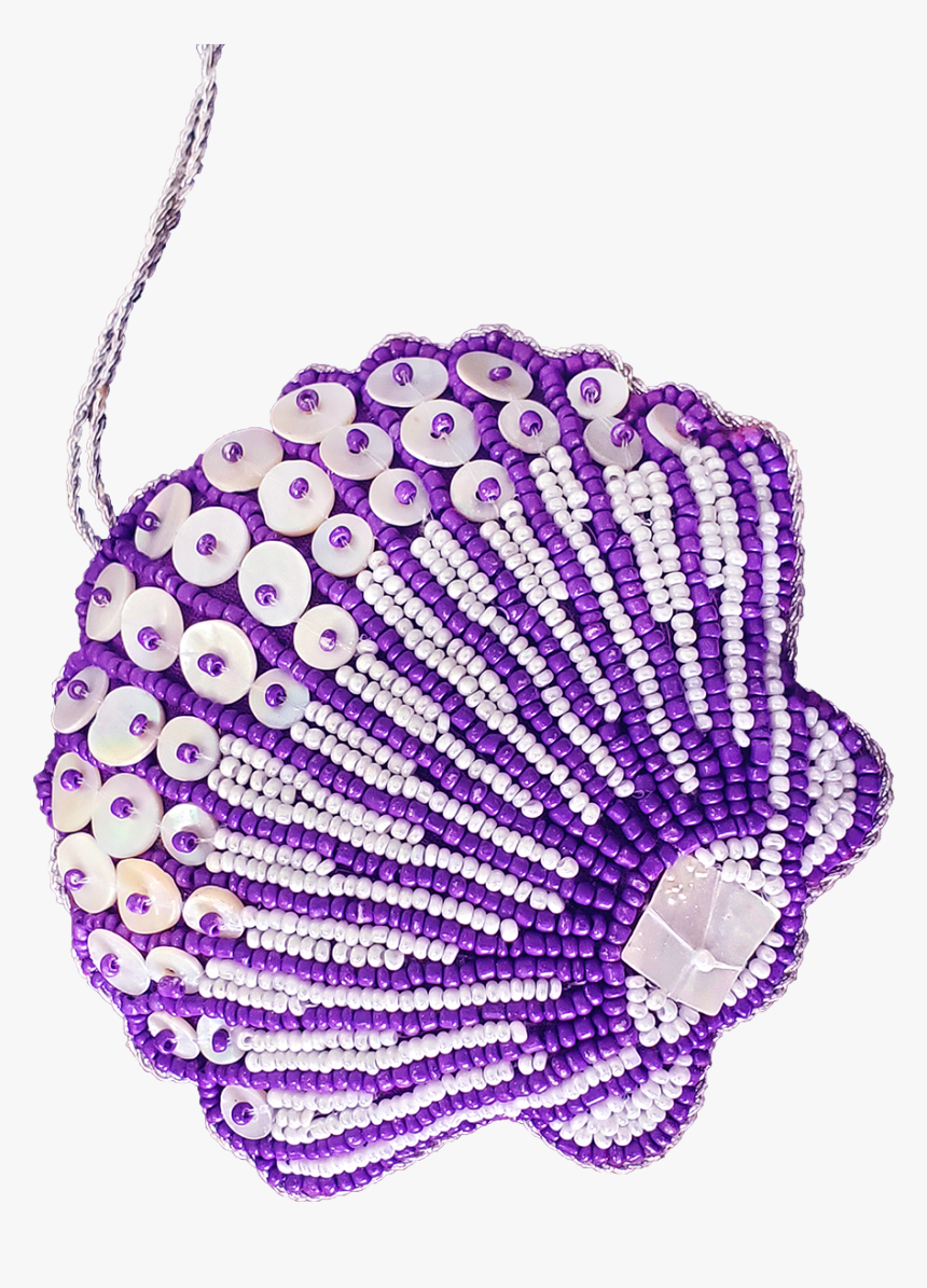 Scallop Purple Mop & Beads Ornament, HD Png Download