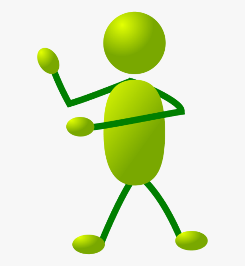 Stick Man Figure Using Arms, HD Png Download