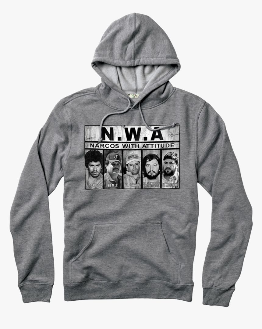 N - W - A Hoodie, HD Png Download