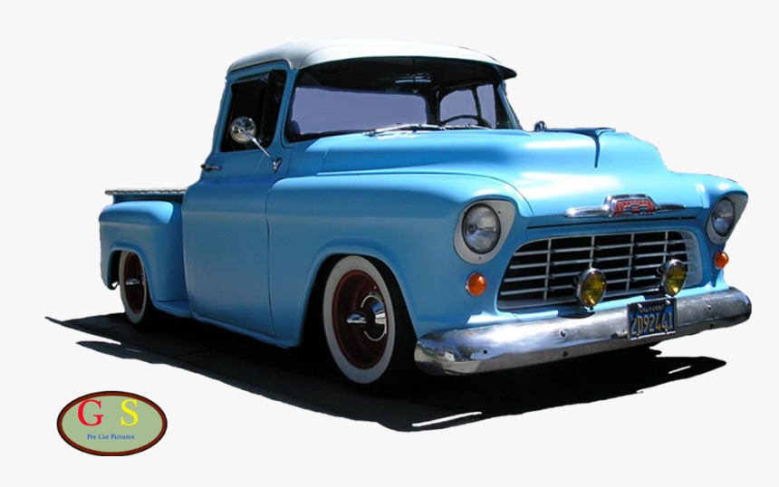 1955 Chevrolet Pickup Truck Car Chevrolet Silverado, HD Png Download