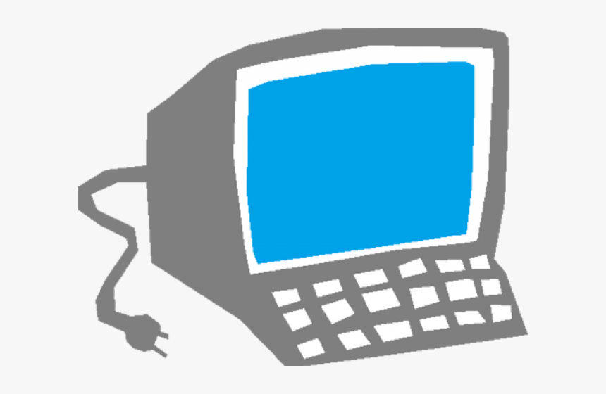 Monitor Clipart Silhouette Computer, HD Png Download
