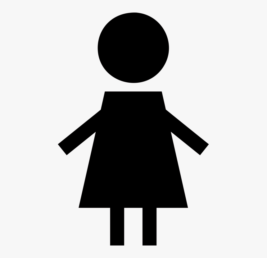 Female Computer Icons Woman Gender Symbol Silhouette, HD Png Download