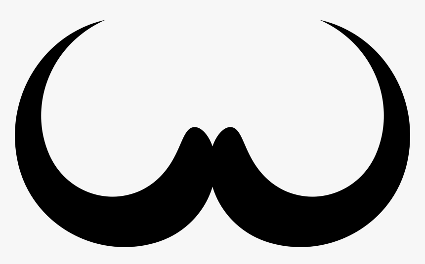 Mustache Silhouette 2 Clip Arts, HD Png Download