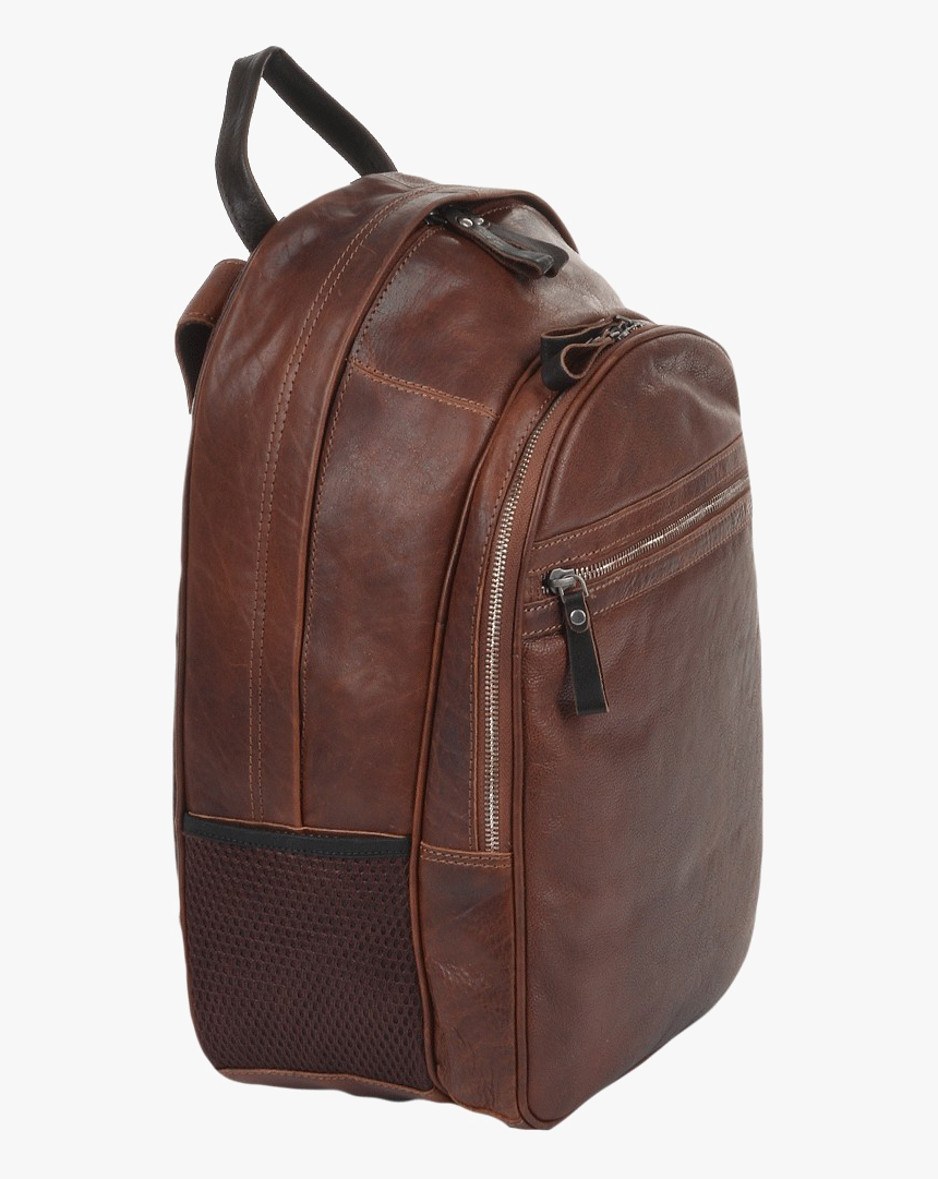 Brown Leather Backpack Png Photo, Transparent Png