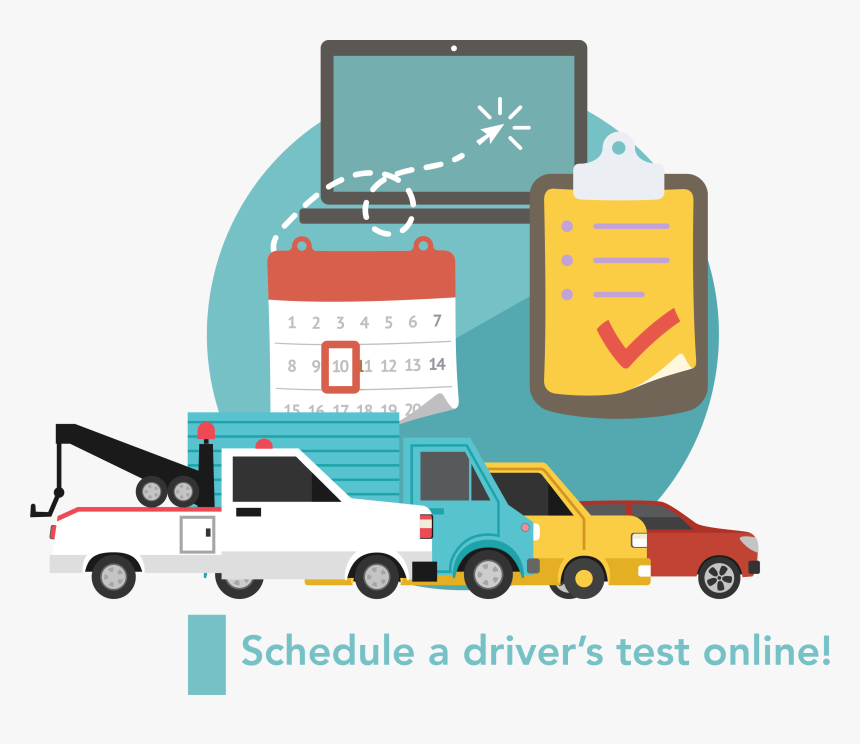 A Graphic Of A Car And A Test, HD Png Download