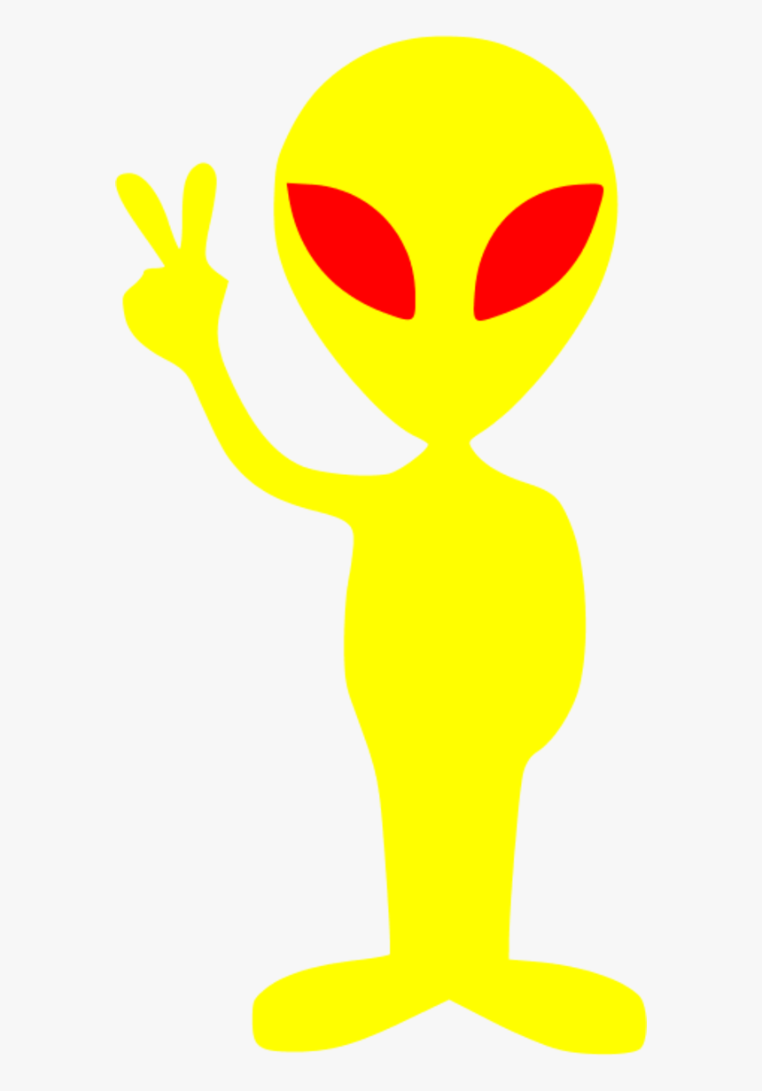 Little Green Alien Vector Clip Art, HD Png Download