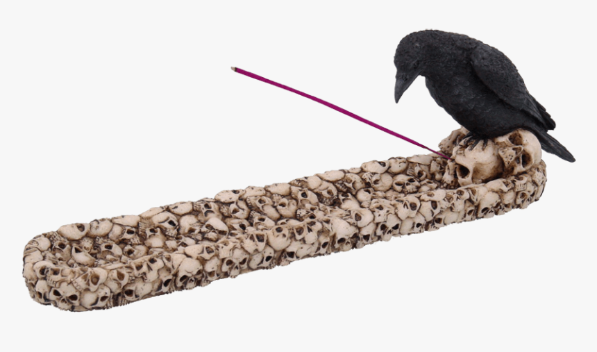Raven On Skulls Incense Burner, HD Png Download