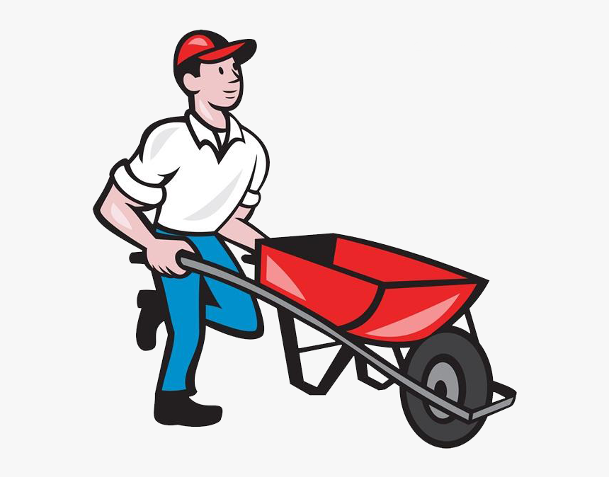 Clip Art Illustration Man On The, HD Png Download