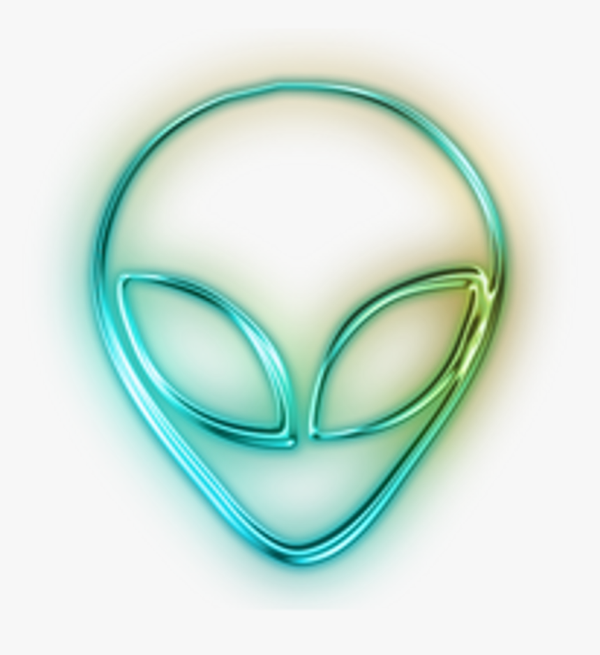 Alien Clipart Neon Green, HD Png Download