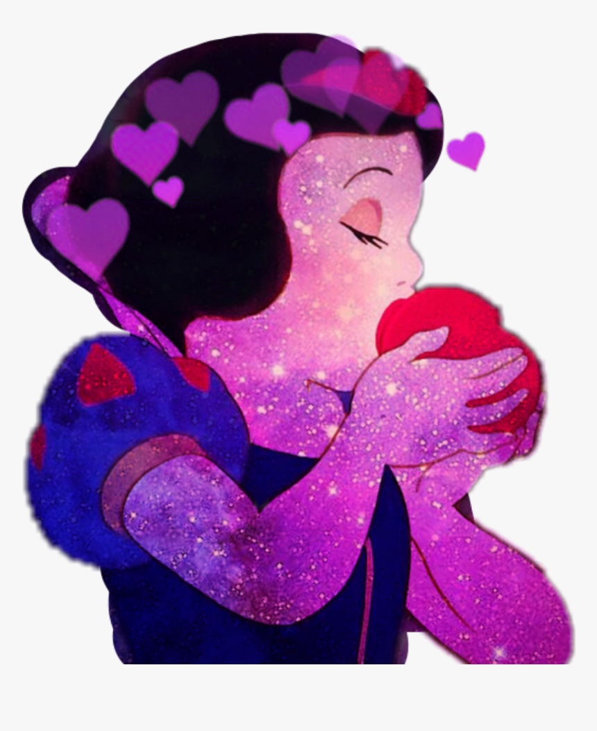 Galaxie Galaxia Blancanieves Apple Snapchat Hearts, HD Png Download