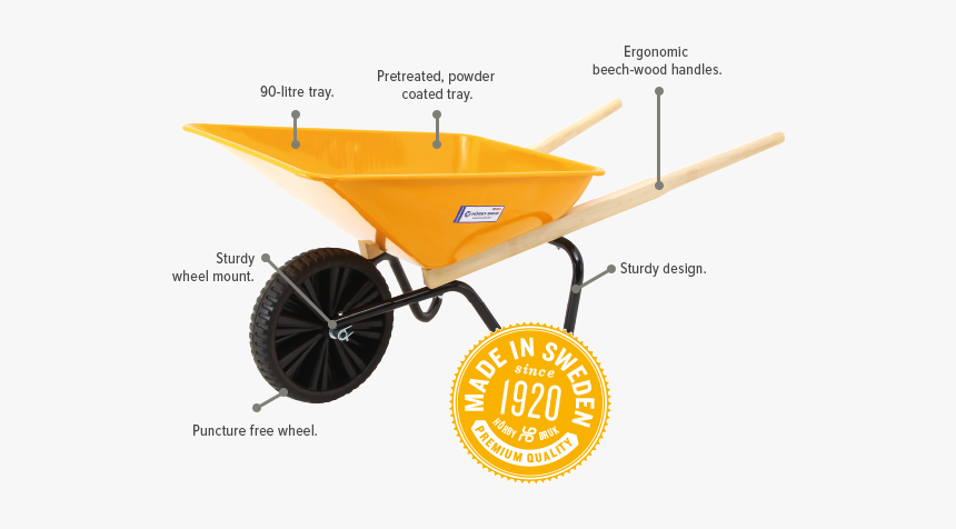 Wheelbarrow Png, Transparent Png