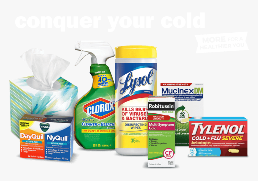 Tylenol Cold/flu Severe Caplets, 24 Count , Png Download, Transparent Png
