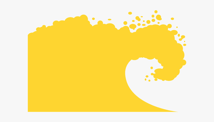 Wave Silhouette Png, Transparent Png