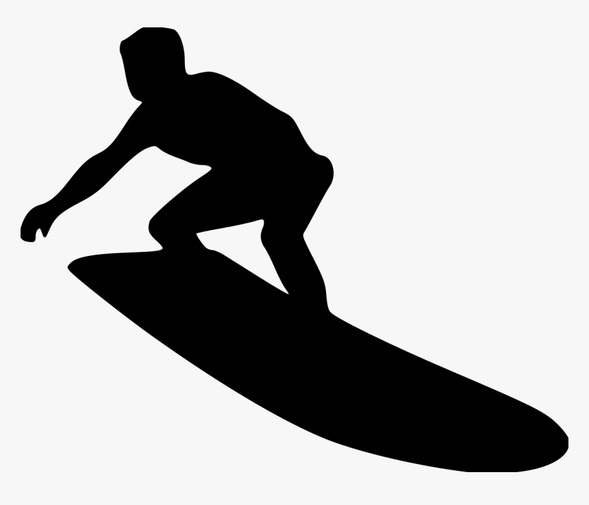Surfer On A Wave, HD Png Download