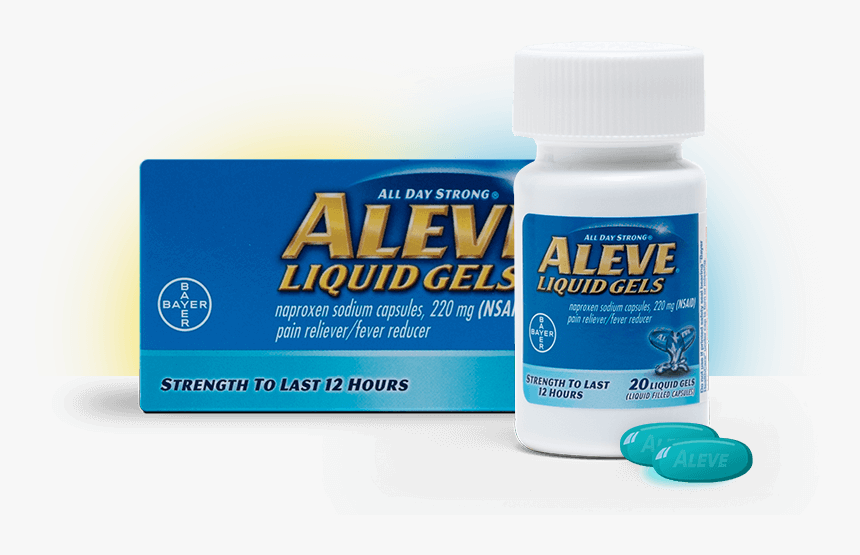 Pain Relief With Aleve Liquid Gels, HD Png Download