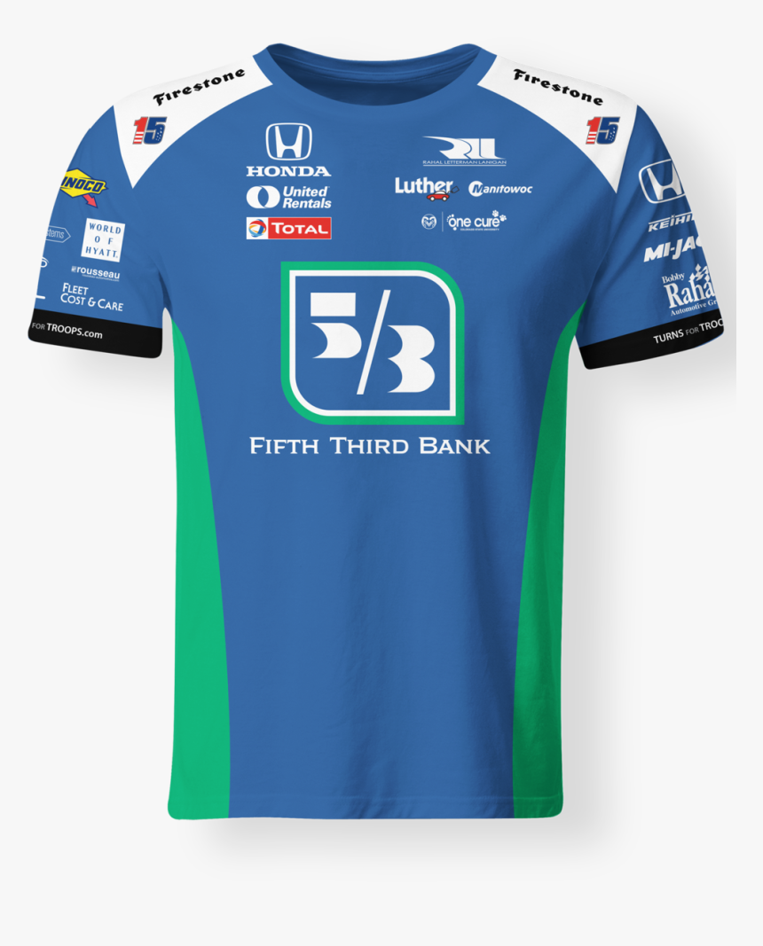 Graham Rahal Fifth Third Bank Driver Tee , Png Download, Transparent Png