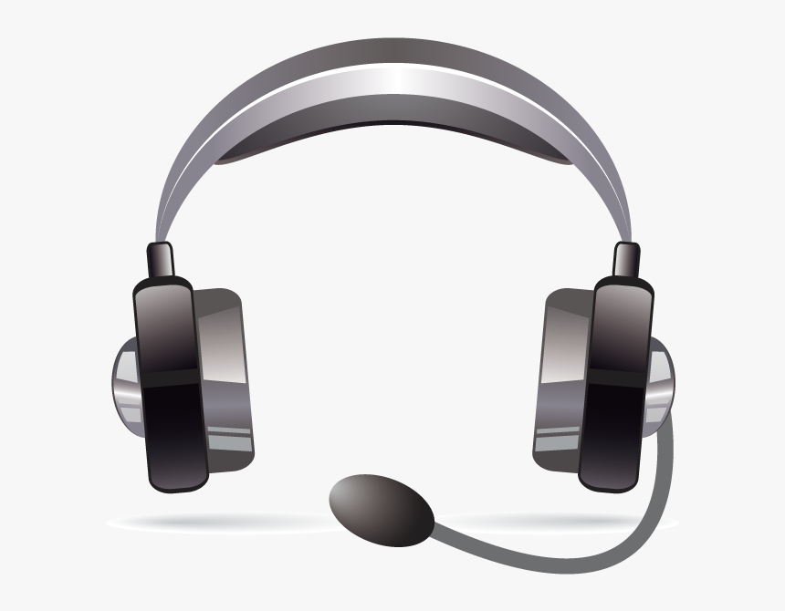 Vector Black Headphones Png Download, Transparent Png