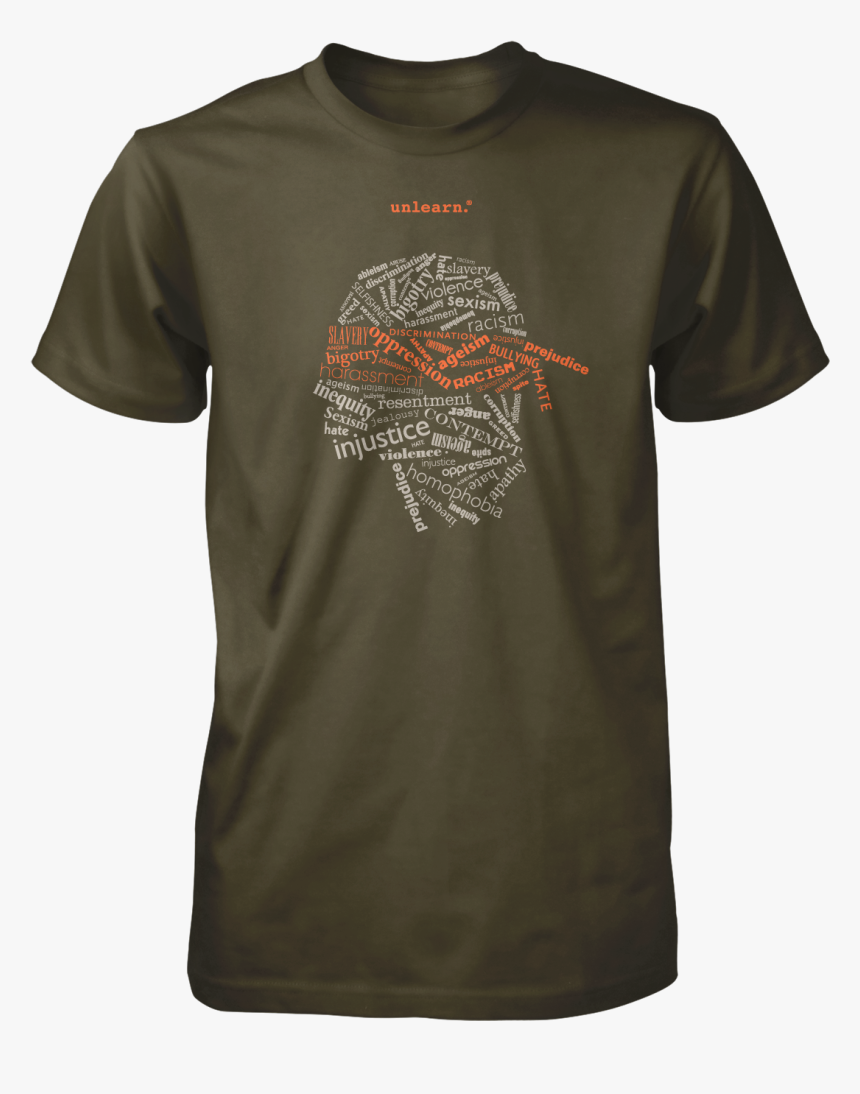 Unisex Army Green T-shirt, HD Png Download