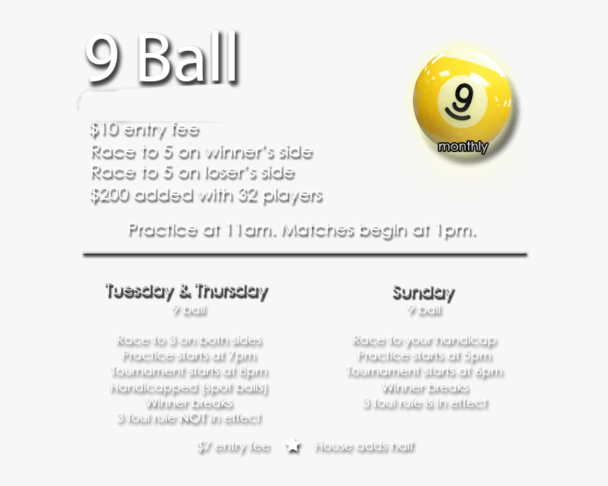 9 Ball Png, Transparent Png
