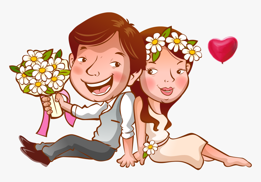 Wedding Invitation Template Cartoon, HD Png Download