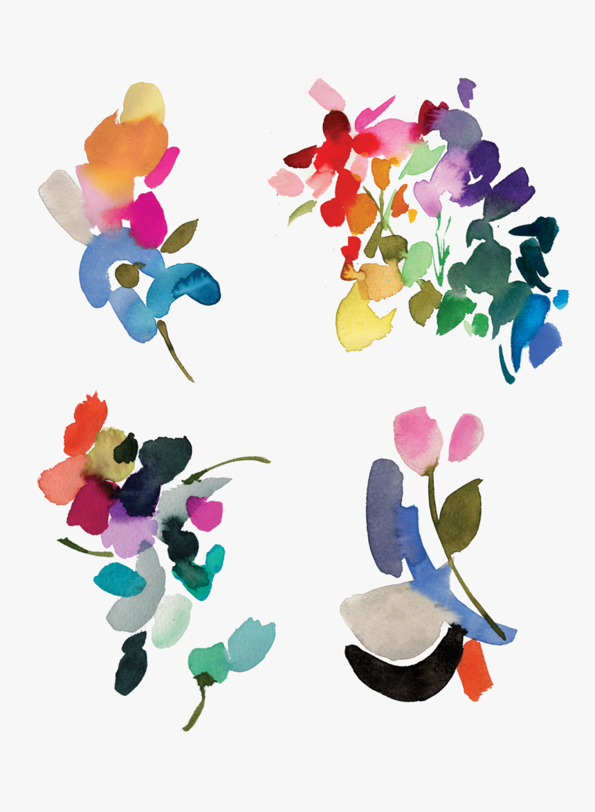 Abstract Designs Flowers Png, Transparent Png