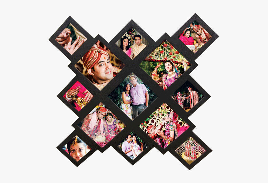 Photo Collage Frame Png, Transparent Png