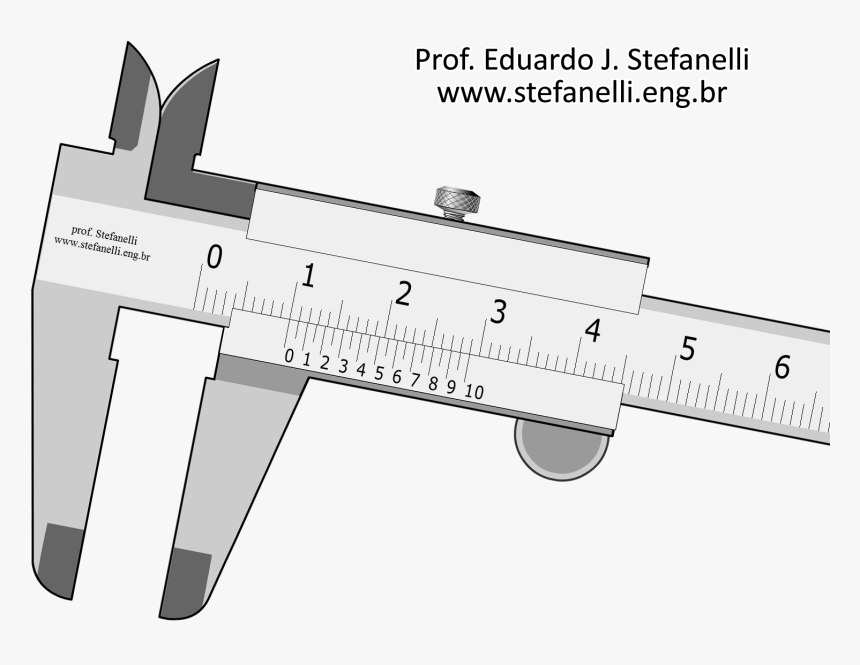 Nönio Ou Vernier Em Milímetros, HD Png Download