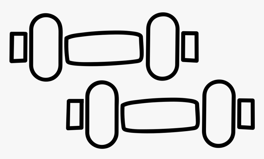 Two Gym Dumbbells, HD Png Download