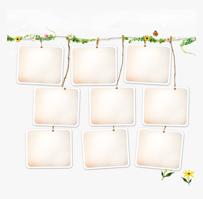 #ftestickers #frame #collage #picturecollage #hanging, HD Png Download