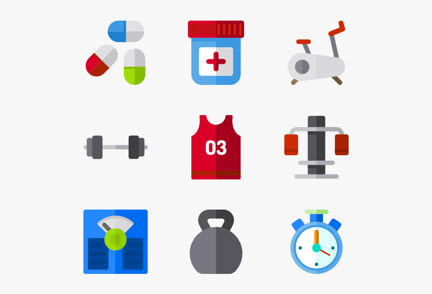 Dumbbell Vector Gym Item, HD Png Download