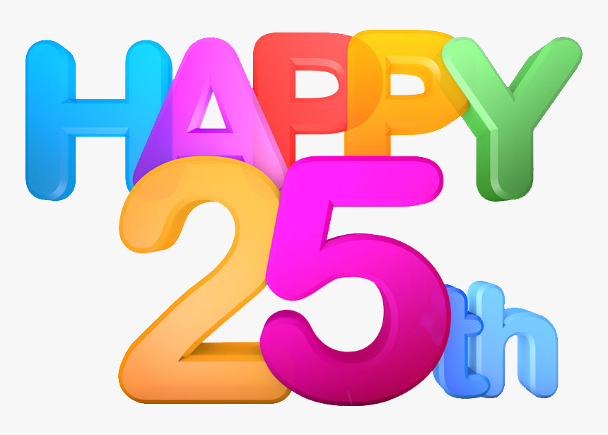 25th Clipart -, HD Png Download