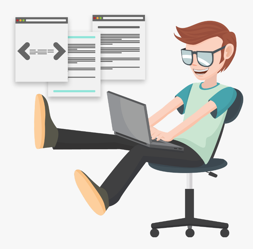 Transparent Computer Chair Png, Png Download